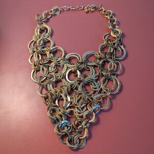 Oscar de la Renta - Gold Bib Necklace